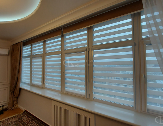 Фотографии работ жалюзи День-Ночь