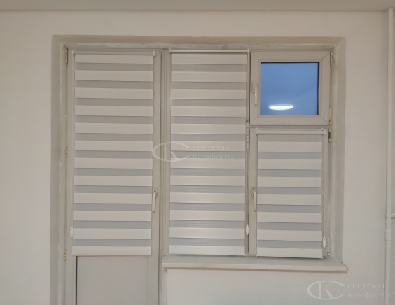 Фотографии работ жалюзи День-Ночь