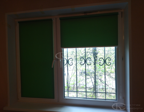 Портфолио Рулонные шторы без сверления