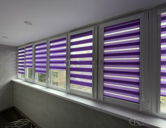 Фотографии работ жалюзи День-Ночь