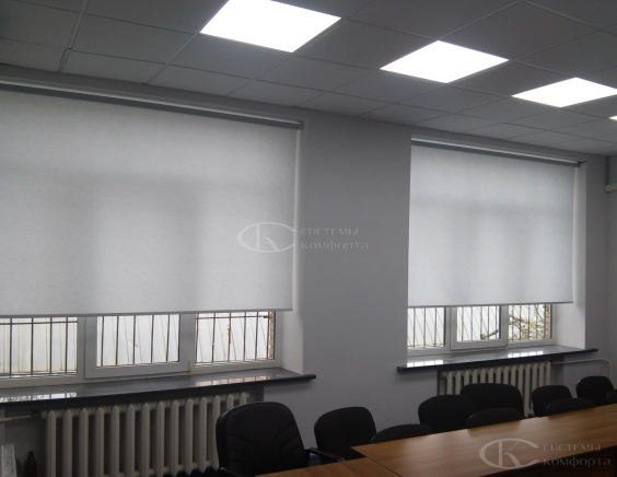 Портфолио Рулонные шторы без сверления