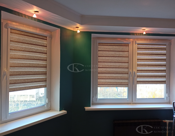 Фотографии работ жалюзи День-Ночь