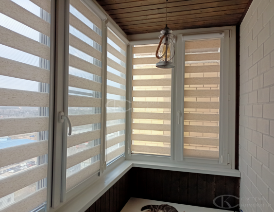 Фотографии работ жалюзи День-Ночь