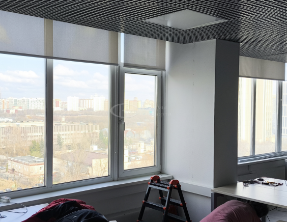 Портфолио Рулонные шторы без сверления