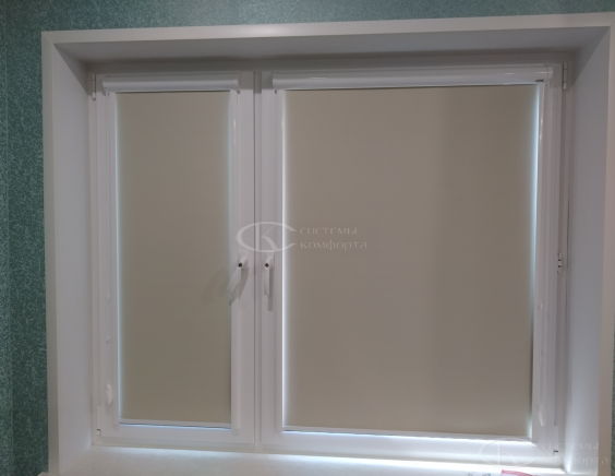 Портфолио Рулонные шторы без сверления