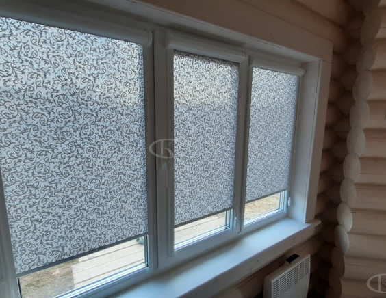 Портфолио Рулонные шторы без сверления