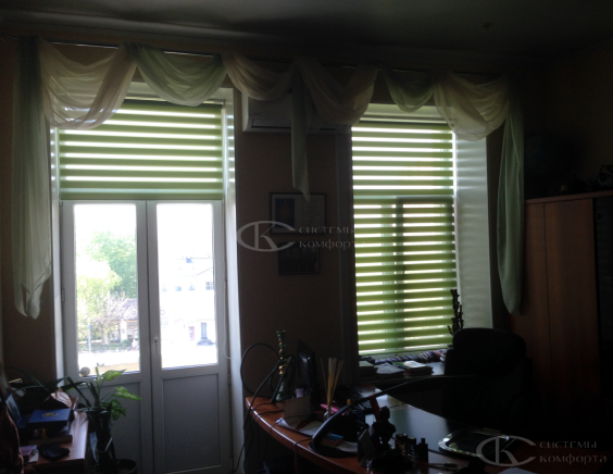 Фотографии работ жалюзи День-Ночь