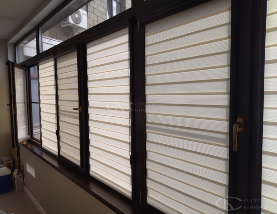 Фотографии работ жалюзи День-Ночь