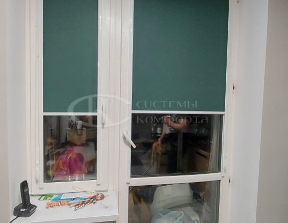 Рулонные шторы на кухню