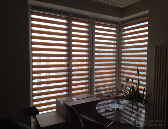 Фотографии работ жалюзи День-Ночь