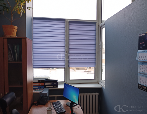 Фотографии работ жалюзи День-Ночь