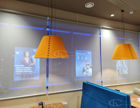 Портфолио Рулонные шторы без сверления