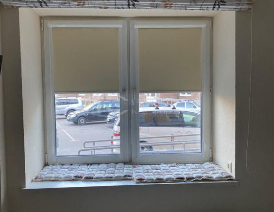 Портфолио Рулонные шторы без сверления