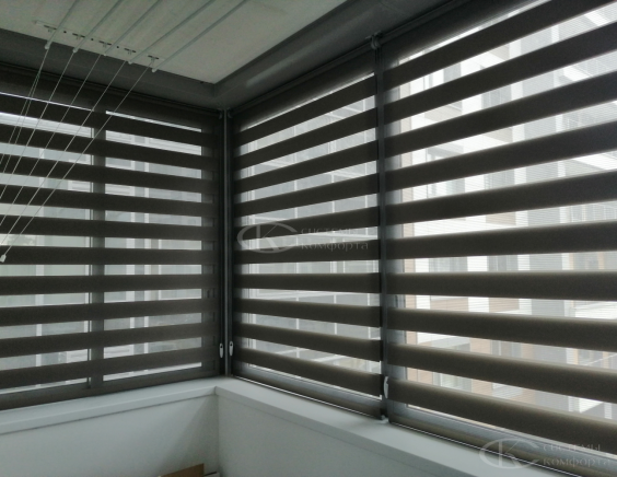 Фотографии работ жалюзи День-Ночь