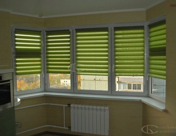 Фотографии работ жалюзи День-Ночь