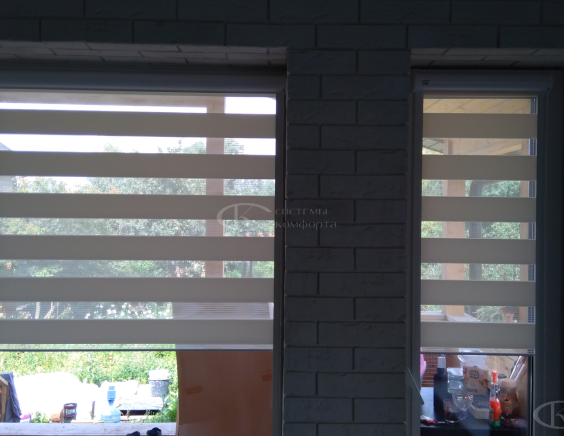 Фотографии работ жалюзи День-Ночь