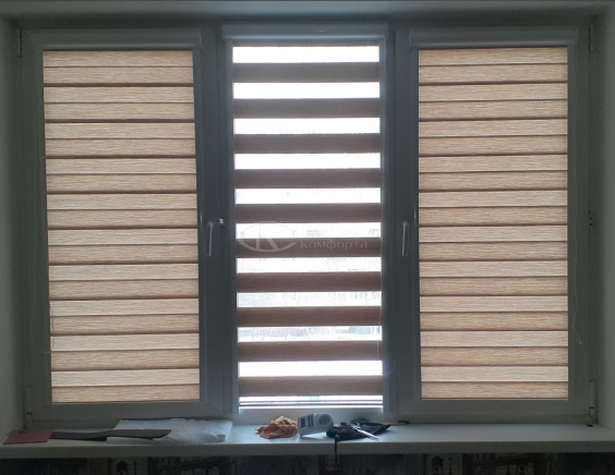 Фотографии работ жалюзи День-Ночь