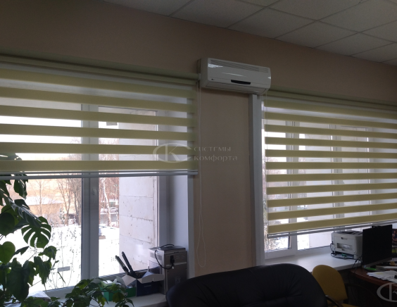 Фотографии работ жалюзи День-Ночь