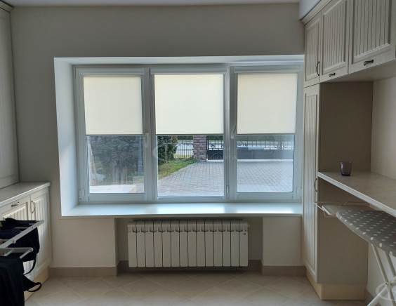 Портфолио Рулонные шторы без сверления