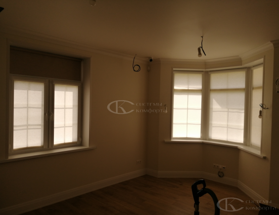 Портфолио Рулонные шторы без сверления