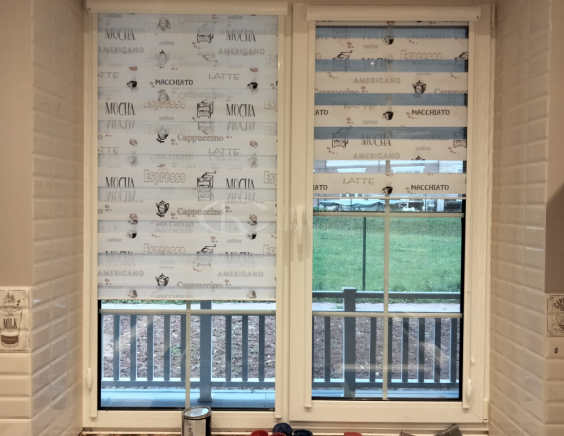 Фотографии работ жалюзи День-Ночь